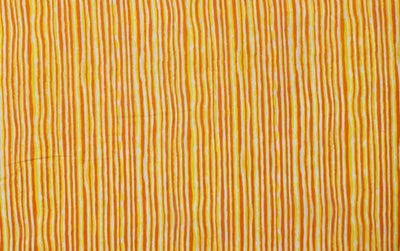 Yellow Sanganeri Inspired Screen Print Fabric - SSEthnics