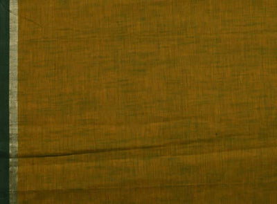 Mehendi Green Zari Slub Handloom (Cut Piece 1.6 Meter)