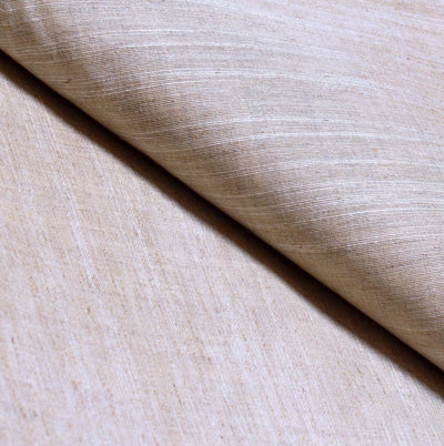 Beige Cotton Silk Woven Fabric