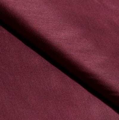 Maroon Cotton Silk Woven Fabric