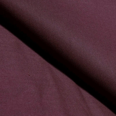 Wine Cotton Woven Fabric