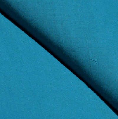 Blue Cotton Woven Fabric