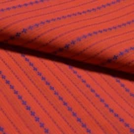Red Cotton Woven Fabric