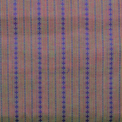 Green Cotton Woven Fabric