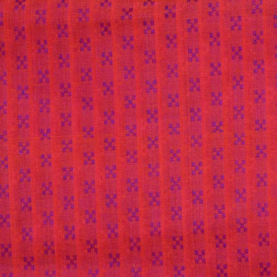 Pink Cotton Woven Fabric