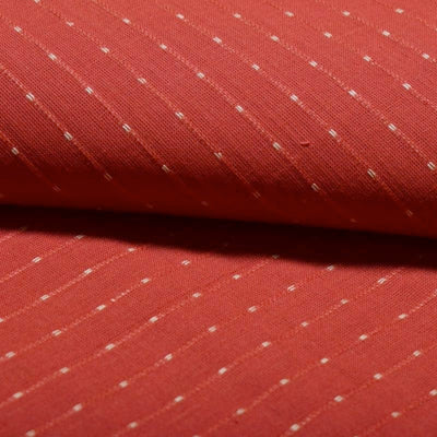 Orange Woven Cotton Fabric (Cut Piece 2.4 Meter)