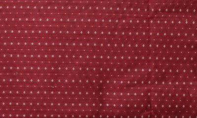 Maroon Self Woven Cotton Fabric