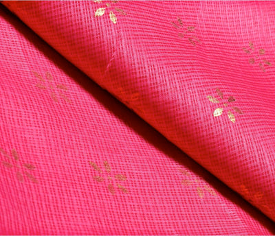 Pink Kota Gold Print Fabric