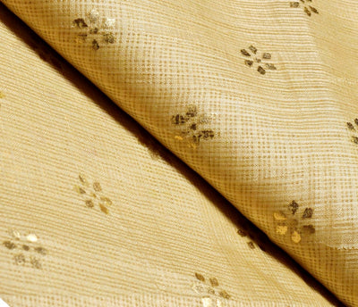Golden Kota Gold Print Fabric