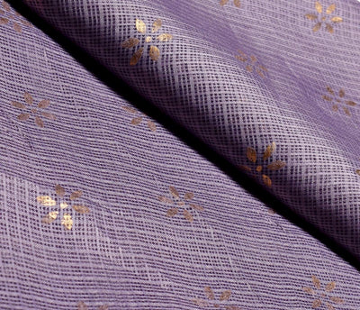 Lavender Kota Gold Print Fabric