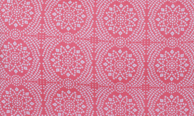 Latest Pink Sanganeri Screen Print Fabric