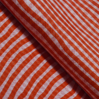 Leheriya Sanganeri Screen Print Kota Fabric - SSethnics