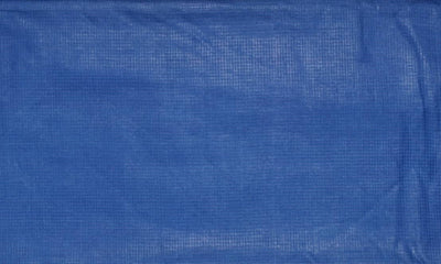 Blue Bhagalpuri Cotton Silk Fabric (1.20 Meter Cut Piece)