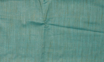 Green Bhagalpuri Cotton Silk Fabric (0.65 CM Cut Piece)
