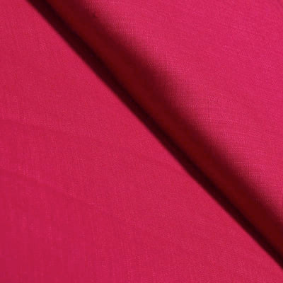 Dark Pink Rayon Slub Fabric