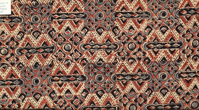 Kalamkari Cotton Handblock Print Fabric - SSEthnics