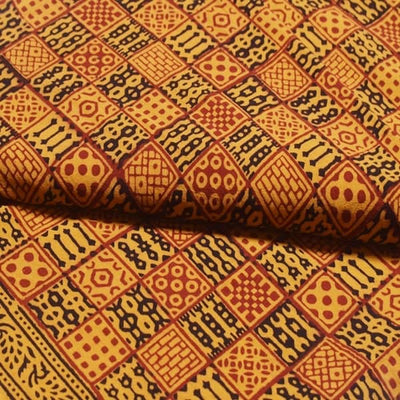 Yellow Special Bagh Cotton Handblock