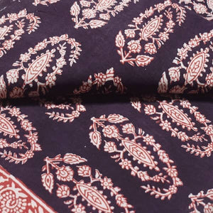 Black Yellow Special Bagh Cotton Handblock