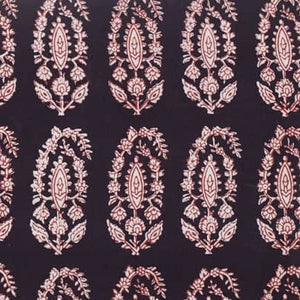 Black Yellow Special Bagh Cotton Handblock