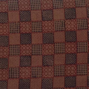 Brown Special Bagh Cotton Handblock