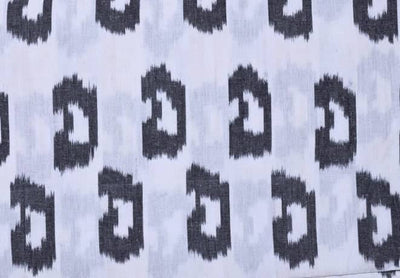 White Pochampally Ikat - SSEthnics