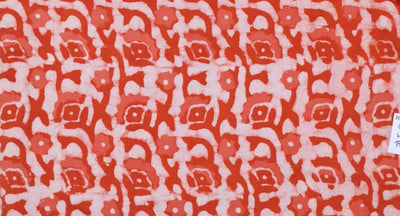 Mustard Dabu Handblock Print Fabric