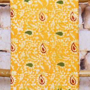 Blue Cotton Indonesian Inspired Kalam Batik Two Piece Suit - SSEthnics