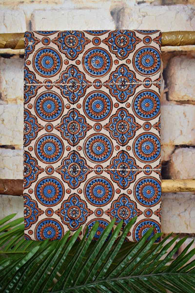 White Ajrakh Block Print Two Piece Set - SSEthnics