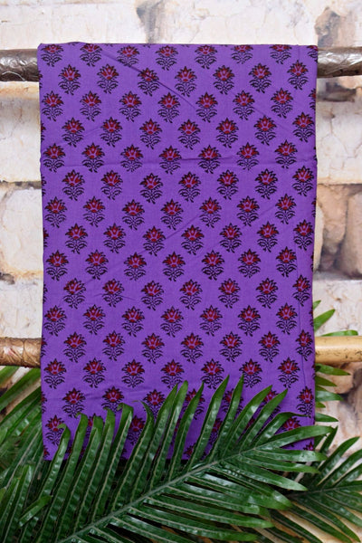 Bagh Cotton Suit with Shibori - SSEthnics