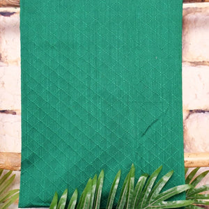 Green Cotton Silk Patola Inspired Dupatta Set - SSEthnics