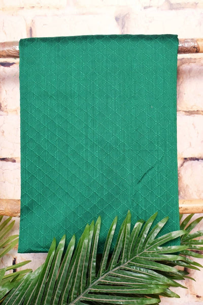 Green Cotton Silk Patola Inspired Dupatta Set - SSEthnics