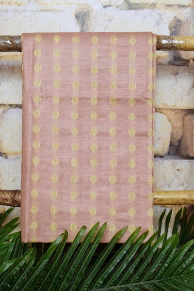 Onion Pink Bhagalpuri Cotton Silk Suit