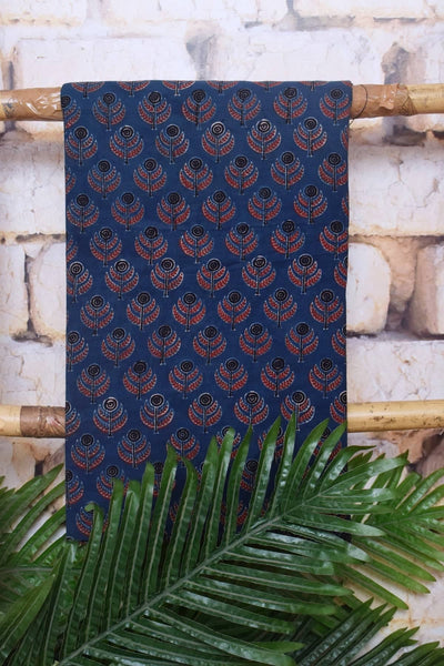 Madder Special Ajrakh Triple Block Cotton Suit