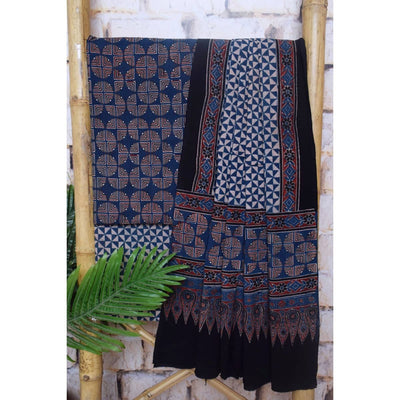 Madder Special Ajrakh Triple Block Cotton Suit