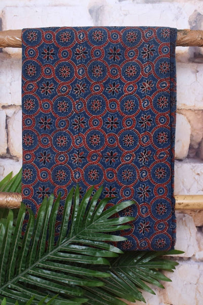 Madder Special Ajrakh Triple Block Cotton Suit