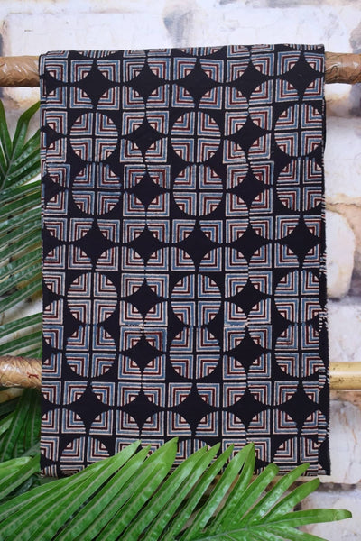 Madder Special Ajrakh Triple Block Cotton Suit