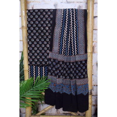 Madder Special Ajrakh Triple Block Cotton Suit