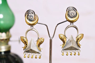 Oxidised Silver Earring - SSEthnics