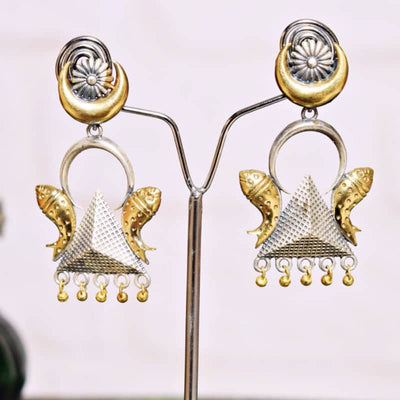 Oxidised Silver Earring - SSEthnics