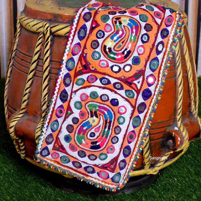 Kutch Oldwork Hand Embroidered Patch - SSEthnics