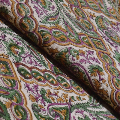Kalamkari Cotton Handblock Print Fabric - SSEthnics