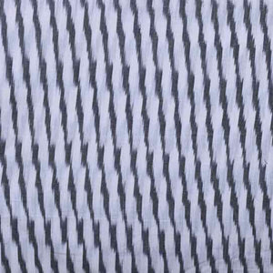 White Pochampally Ikat Fabric - SSEthnics