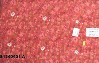 Red-Floral-Kantha-Cotton-Fabric - SSEthnics