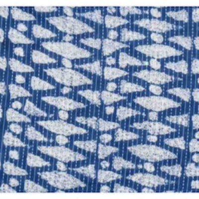 Blue-Kantha-Cotton-Fabric - SSEthnics