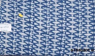 Blue-Kantha-Cotton-Fabric - SSEthnics