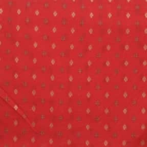 Red Zari Butta Handloom