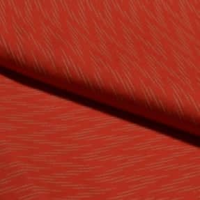 Red Self Slub Handloom