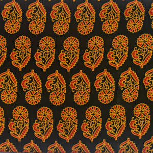 Green Ajrakh Inspired Screen Printed Fabric - SSEthnics