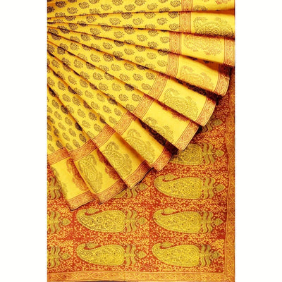Bagh Mul Cotton Saree - SSEthnics by Sangisathi Shop Online