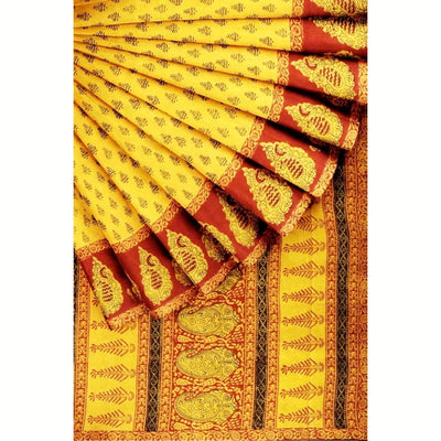 Bagh Mul Cotton Saree - SSEthnics by Sangisathi Shop Online